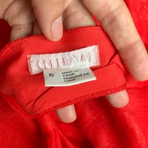 Cooperative Dresses - Red Dress with back bow Cooperative Dresses - Red Dress with back bow